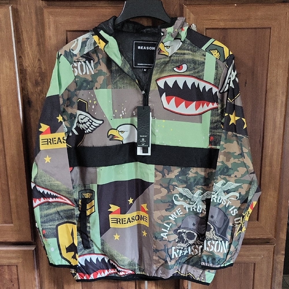 Reason Camo Graphic Hoodie